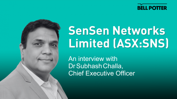 From the helm: SenSen Networks Limited (ASX: SNS), Dr Subhash Challa, CEO