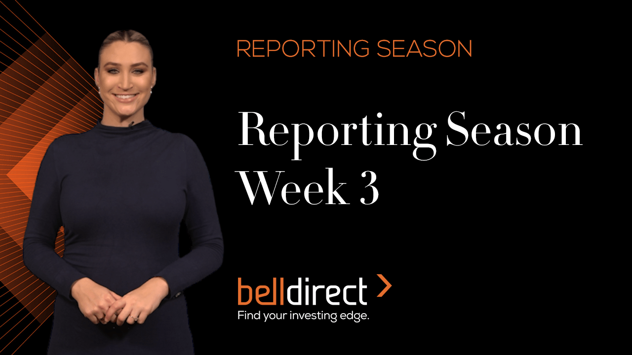 Reporting Season August 2025 - Week 3